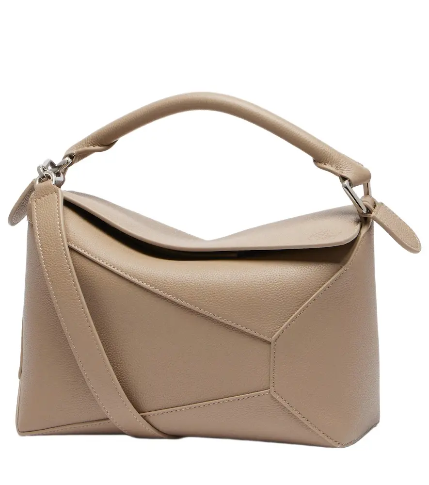 Loewe Puzzle Edge Small leather top-handle bag | Image 1 Loewe Puzzle Edge Small leather top-handle bag | Image 1