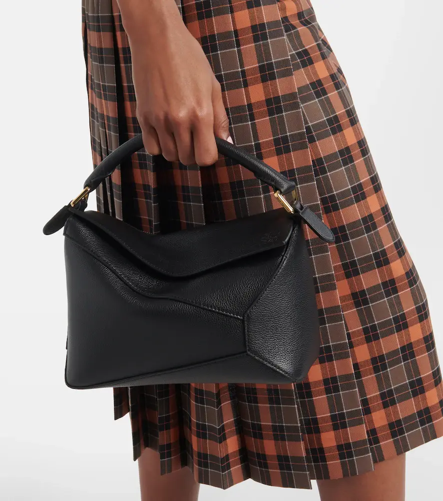 Loewe Puzzle Edge Small leather top-handle bag | Thumbnail 2 Loewe Puzzle Edge Small leather top-handle bag | Thumbnail 2