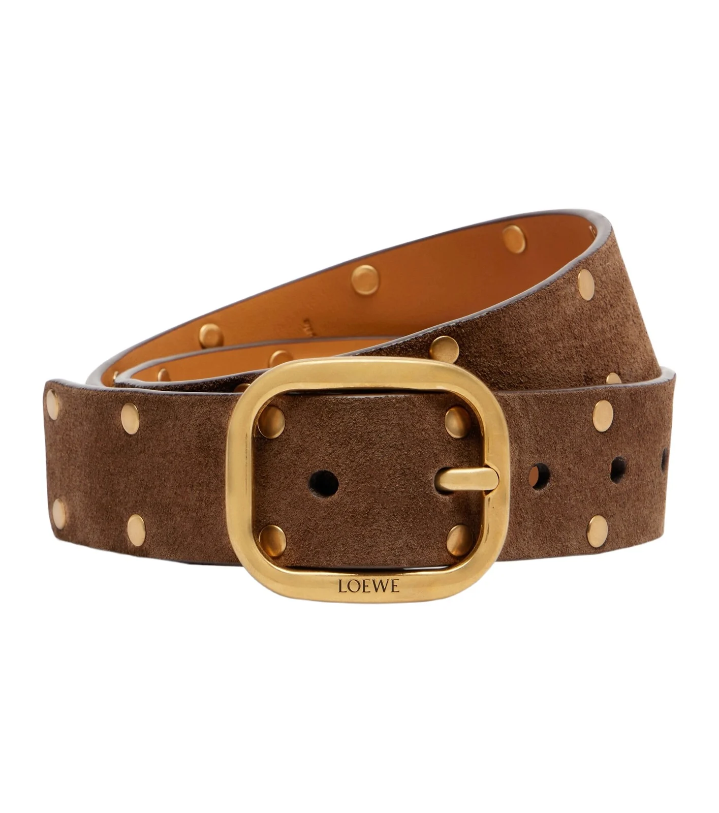 Studded suede belt Studded suede belt