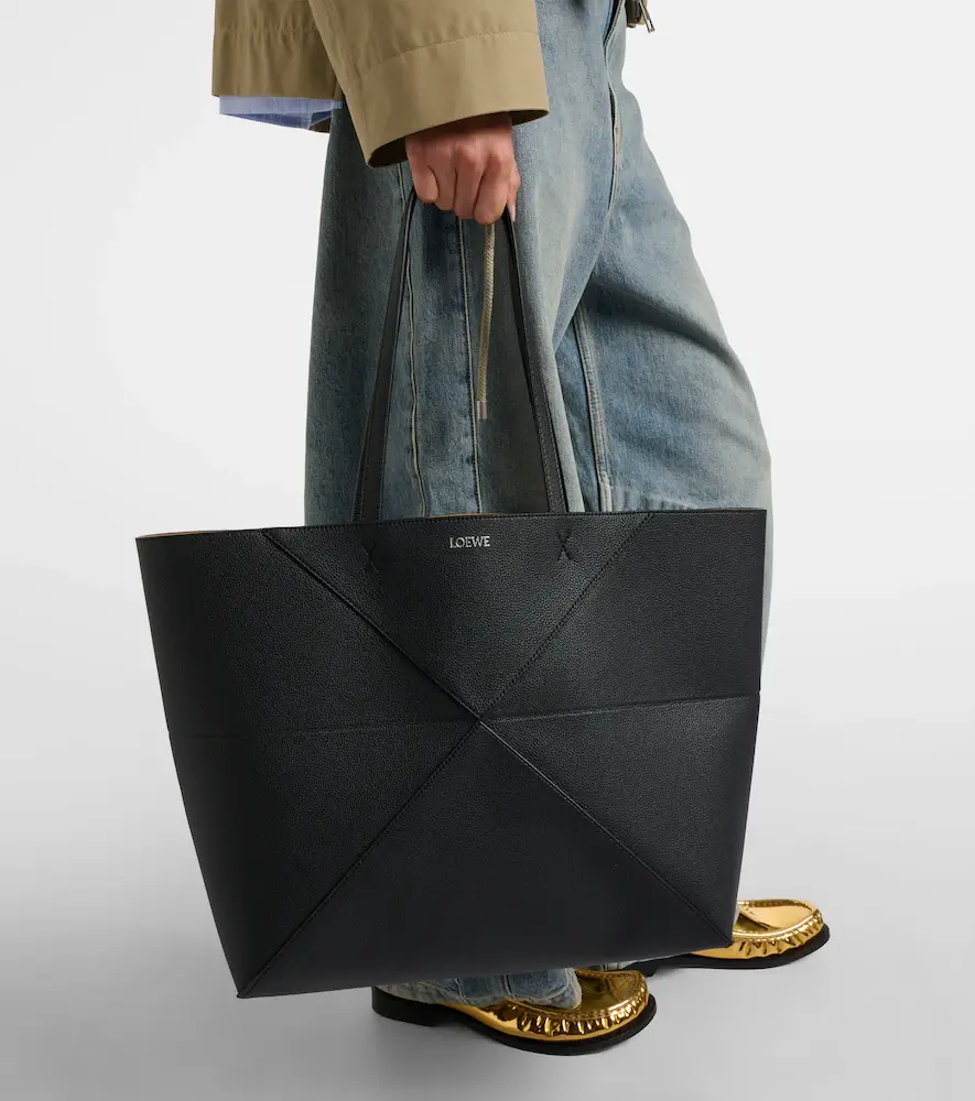 Loewe Puzzle Fold Large leather tote bag | Thumbnail 2