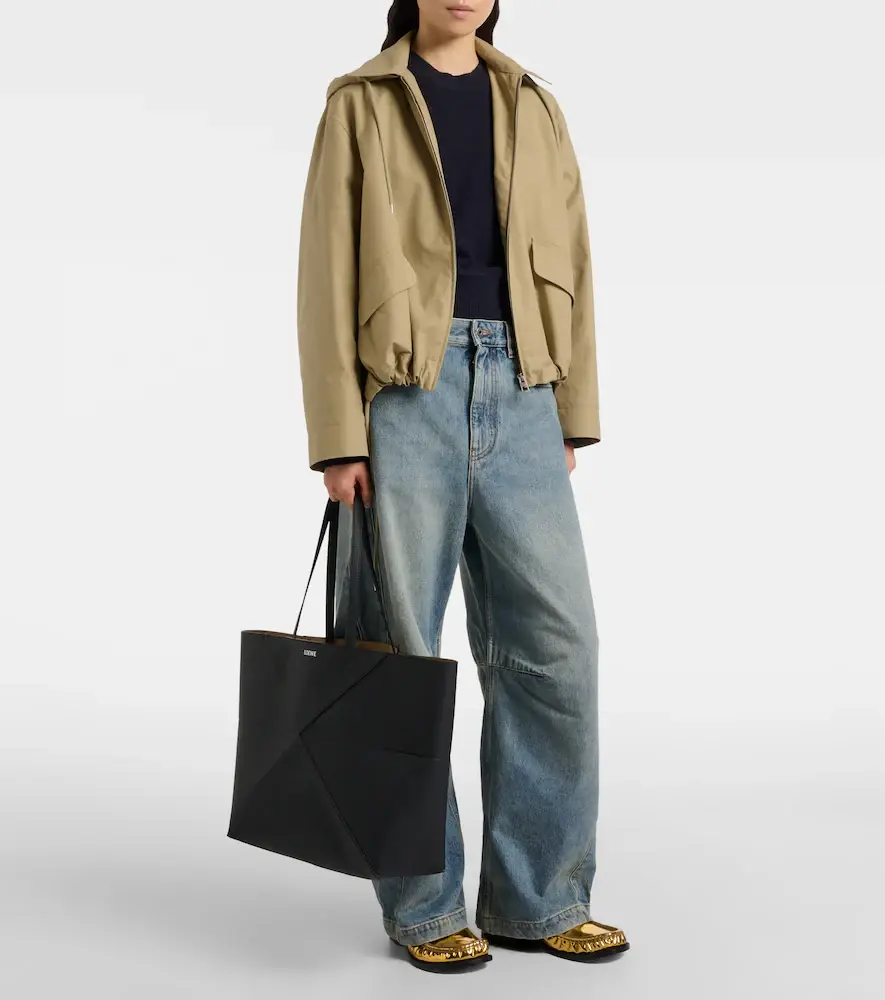 Loewe Puzzle Fold Large leather tote bag | Thumbnail 3