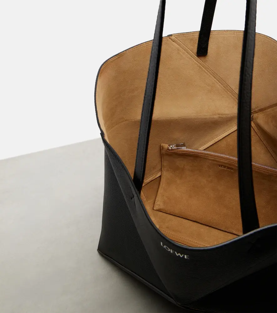 Loewe Puzzle Fold Large leather tote bag | Thumbnail 4