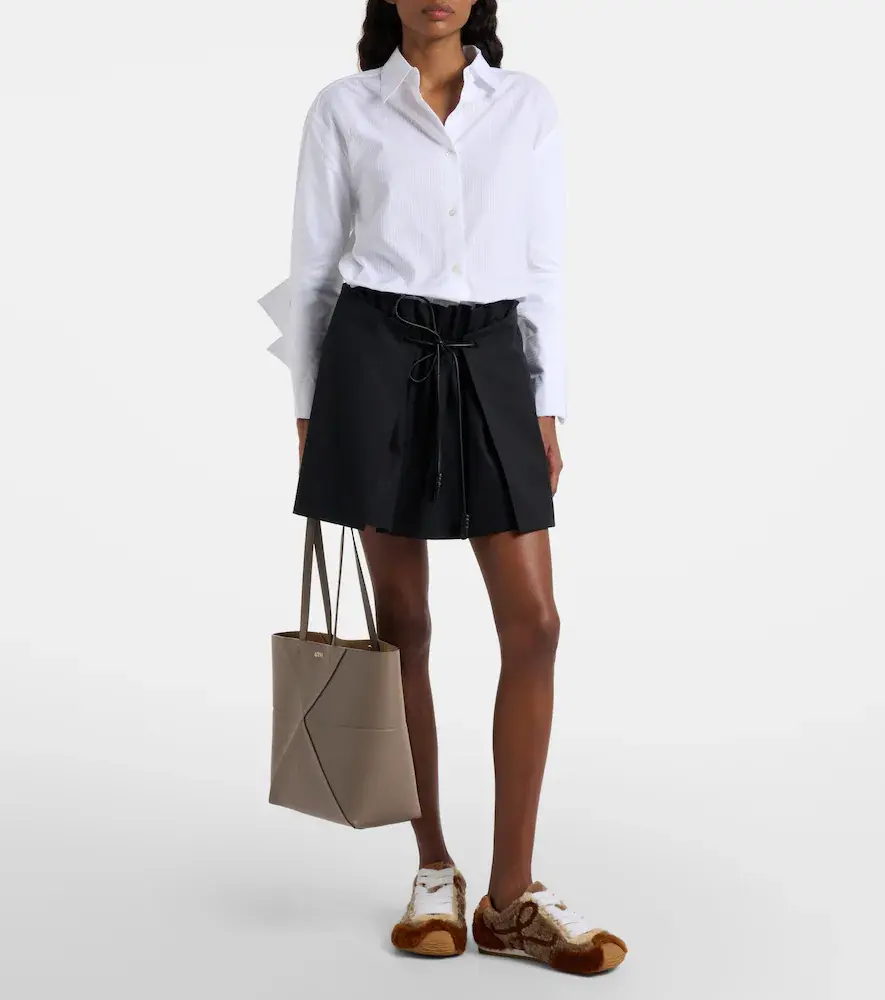Loewe Puzzle Fold Medium leather tote bag | Thumbnail 4