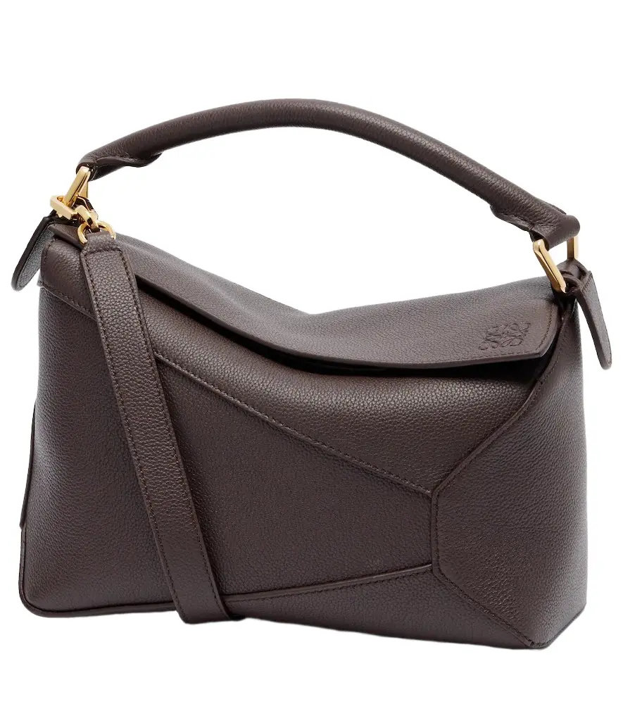 Loewe Puzzle Edge Small leather top-handle bag | Image 1 Loewe Puzzle Edge Small leather top-handle bag | Image 1