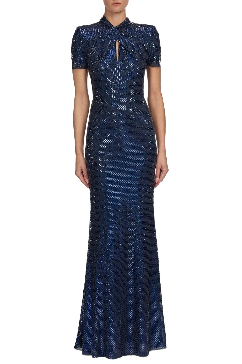 Rhinestone Twist Maxi Dress Rhinestone Twist Maxi Dress