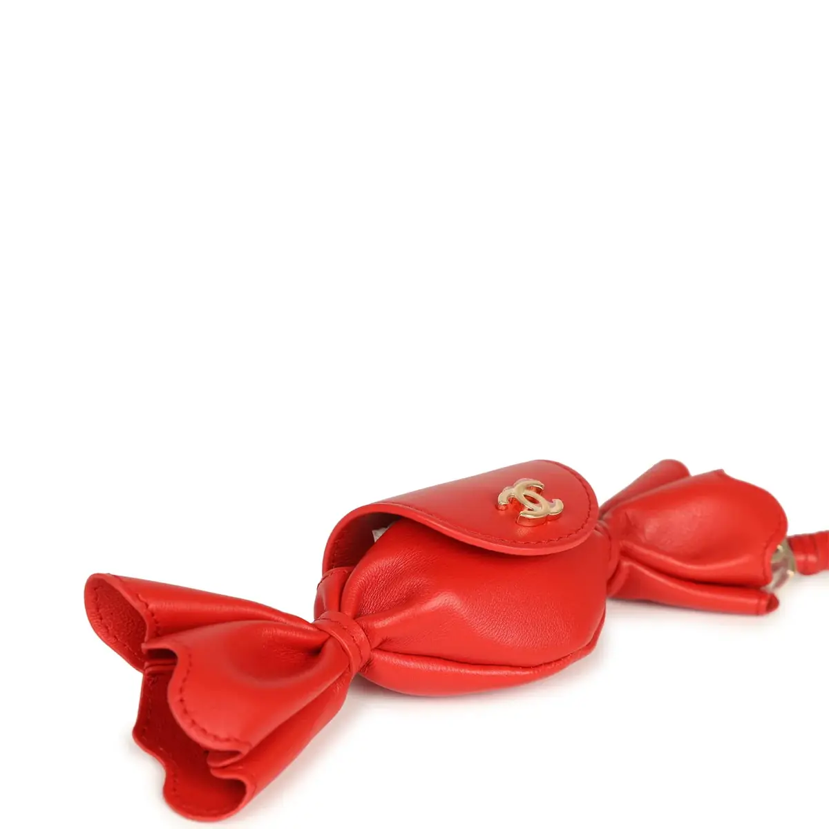Chanel Chanel Mini Candy Bag Charm Red Lambskin Gold Hardware | Thumbnail 2