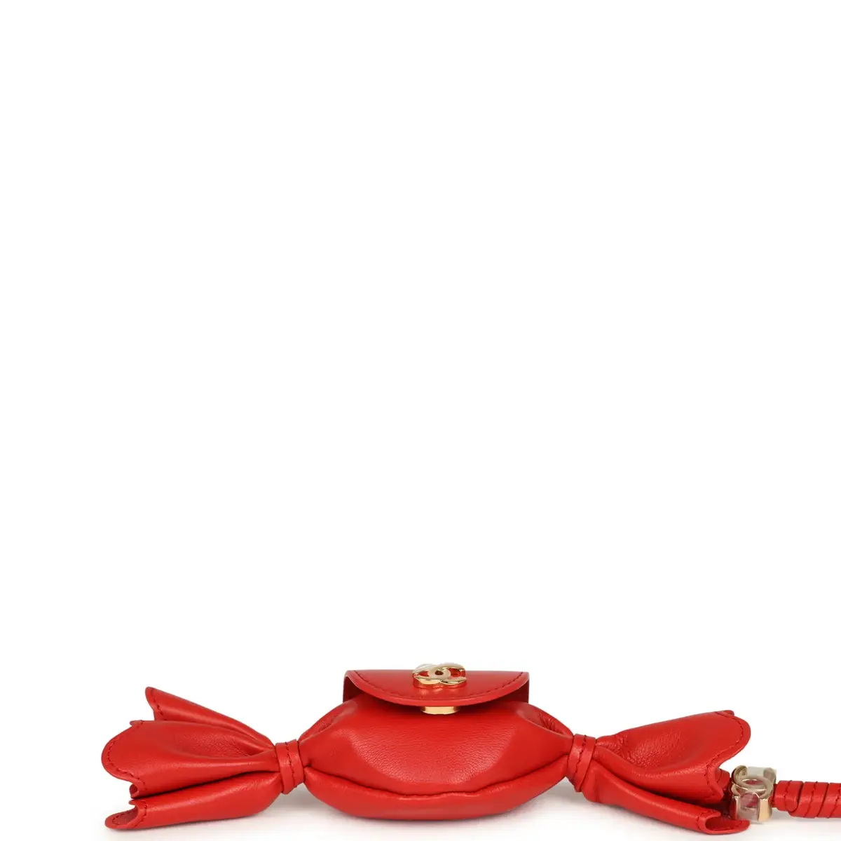 Chanel Chanel Mini Candy Bag Charm Red Lambskin Gold Hardware | Thumbnail 4