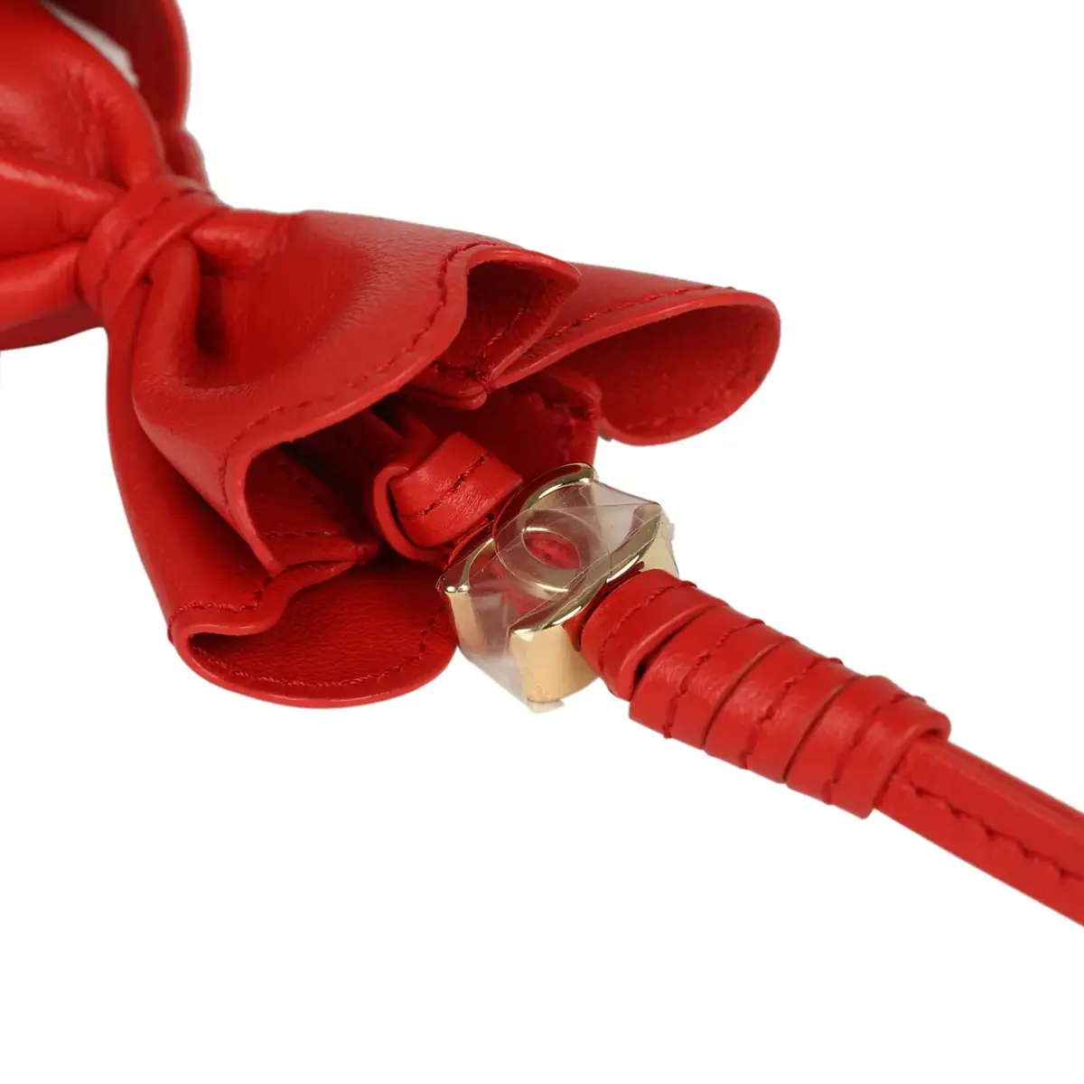 Chanel Chanel Mini Candy Bag Charm Red Lambskin Gold Hardware | Thumbnail 6
