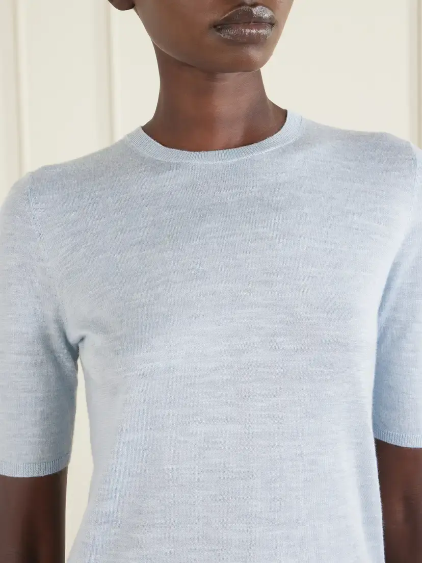 Gabriela Hearst Chryse Cashmere, Silk And Hemp-blend Sweater | Thumbnail 4 Gabriela Hearst Chryse Cashmere, Silk And Hemp-blend Sweater | Thumbnail 4