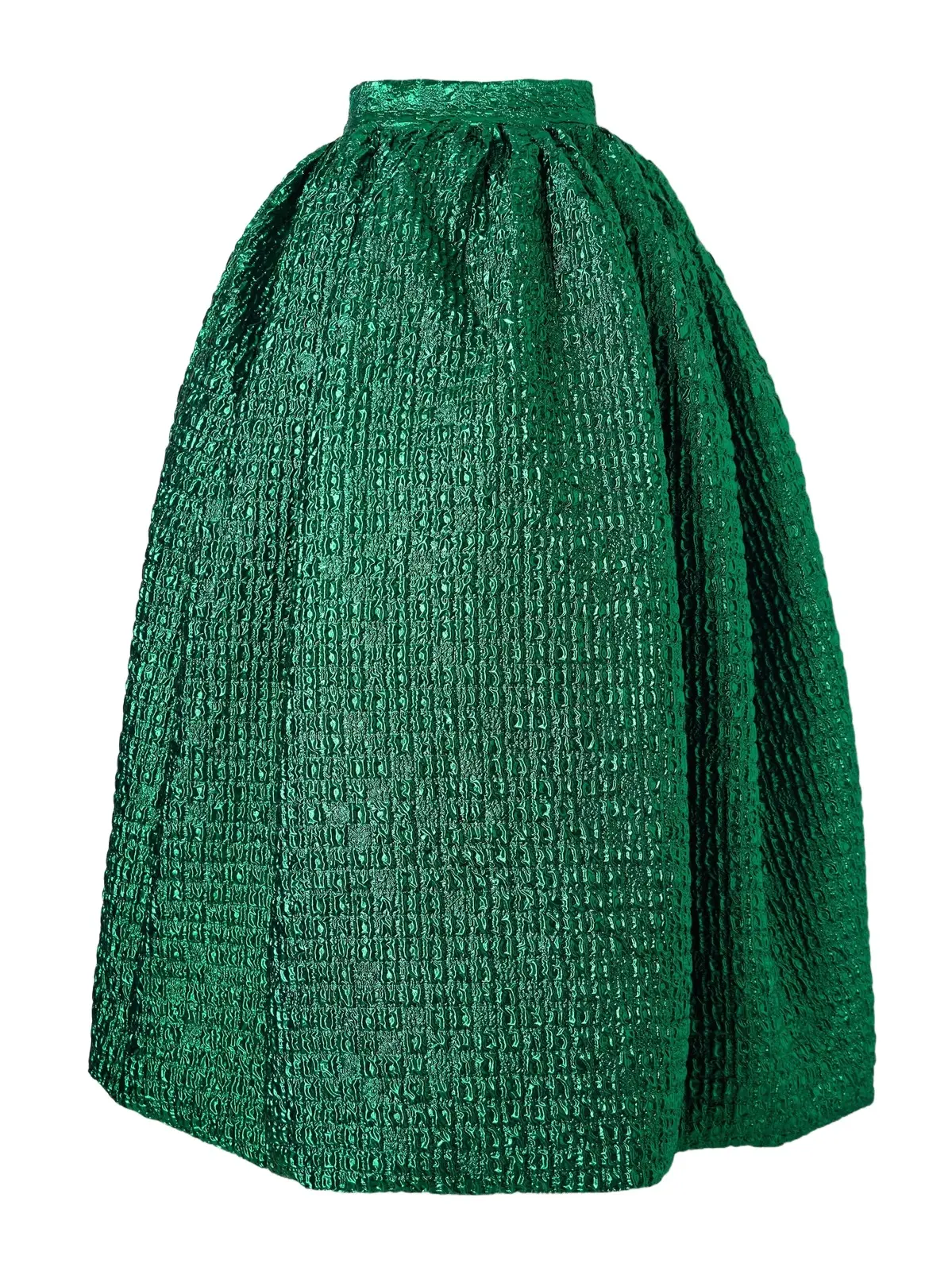 Cloqué Maxi Skirt