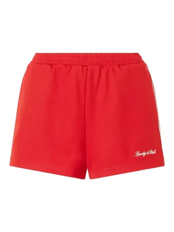 Logo-embroidered Jersey Shorts