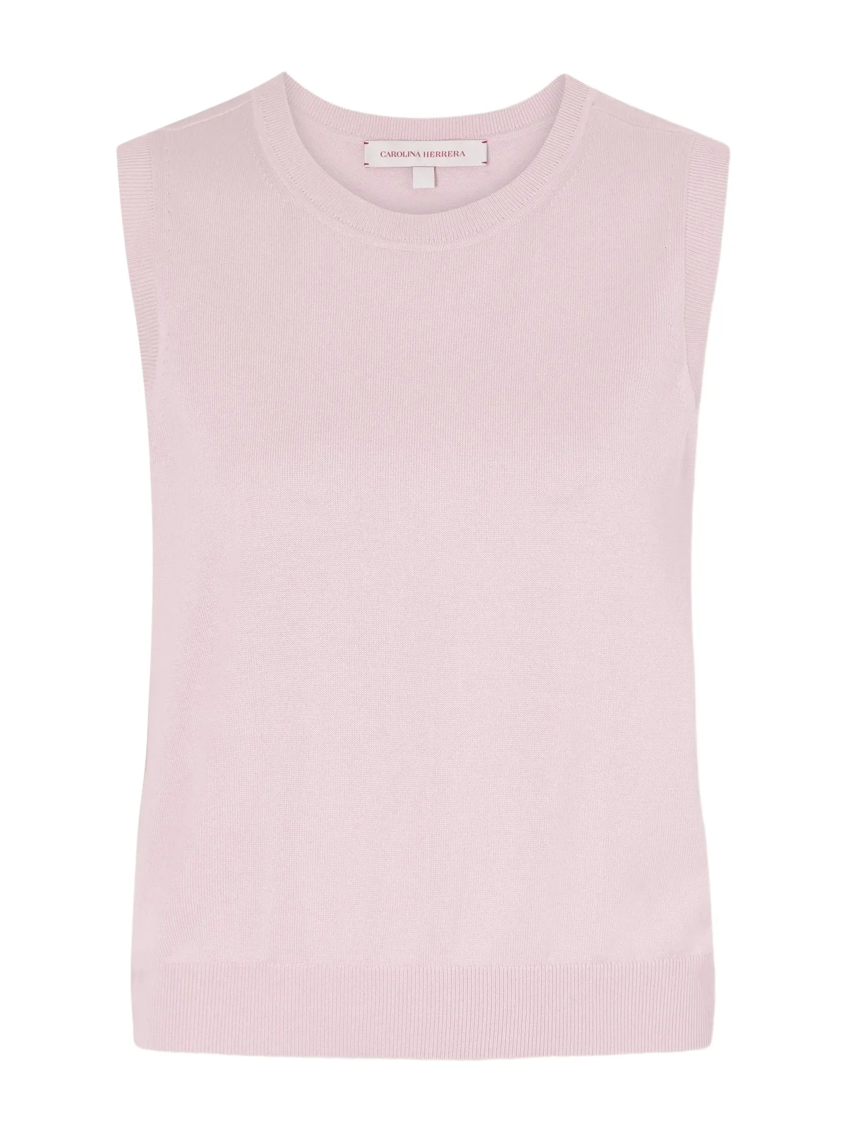 Ribbed Silk And Cotton-blend Vest - Pink Ribbed Silk And Cotton-blend Vest - Pink