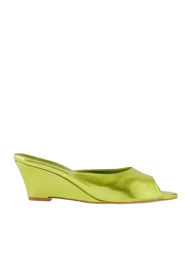 The Kit Metallic Leather Mules The Kit Metallic Leather Mules