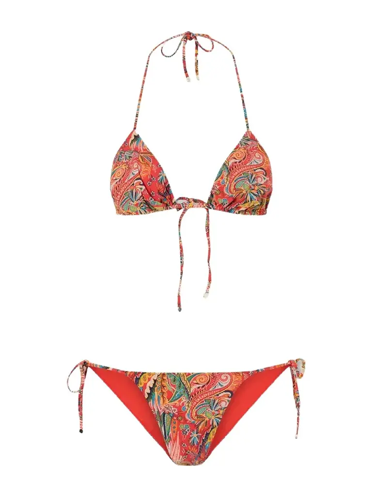 Etro Paisley-print Triangle Bikini | Image 1 Etro Paisley-print Triangle Bikini | Image 1
