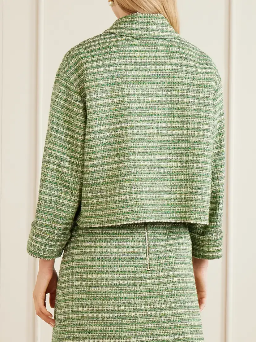 Carolina Herrera Cotton-blend Tweed Jacket | Thumbnail 3 Carolina Herrera Cotton-blend Tweed Jacket | Thumbnail 3