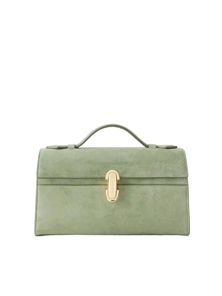 Savette Symmetry Pochette Suede Tote | Image 1 Savette Symmetry Pochette Suede Tote | Image 1