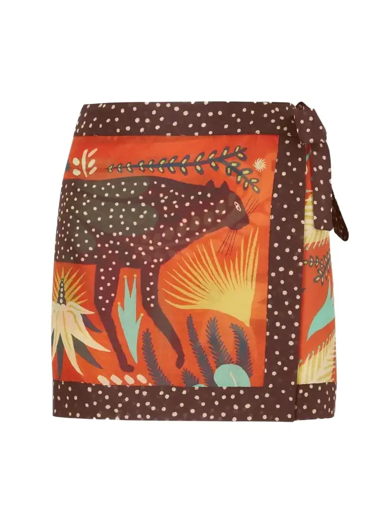 Etro Printed Cotton-voile Mini Wrap Skirt | Image 1 Etro Printed Cotton-voile Mini Wrap Skirt | Image 1