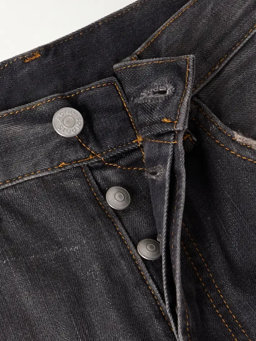 Acne Studios 2021 Distressed Low-rise Wide-leg Organic Jeans | Thumbnail 5 Acne Studios 2021 Distressed Low-rise Wide-leg Organic Jeans | Thumbnail 5