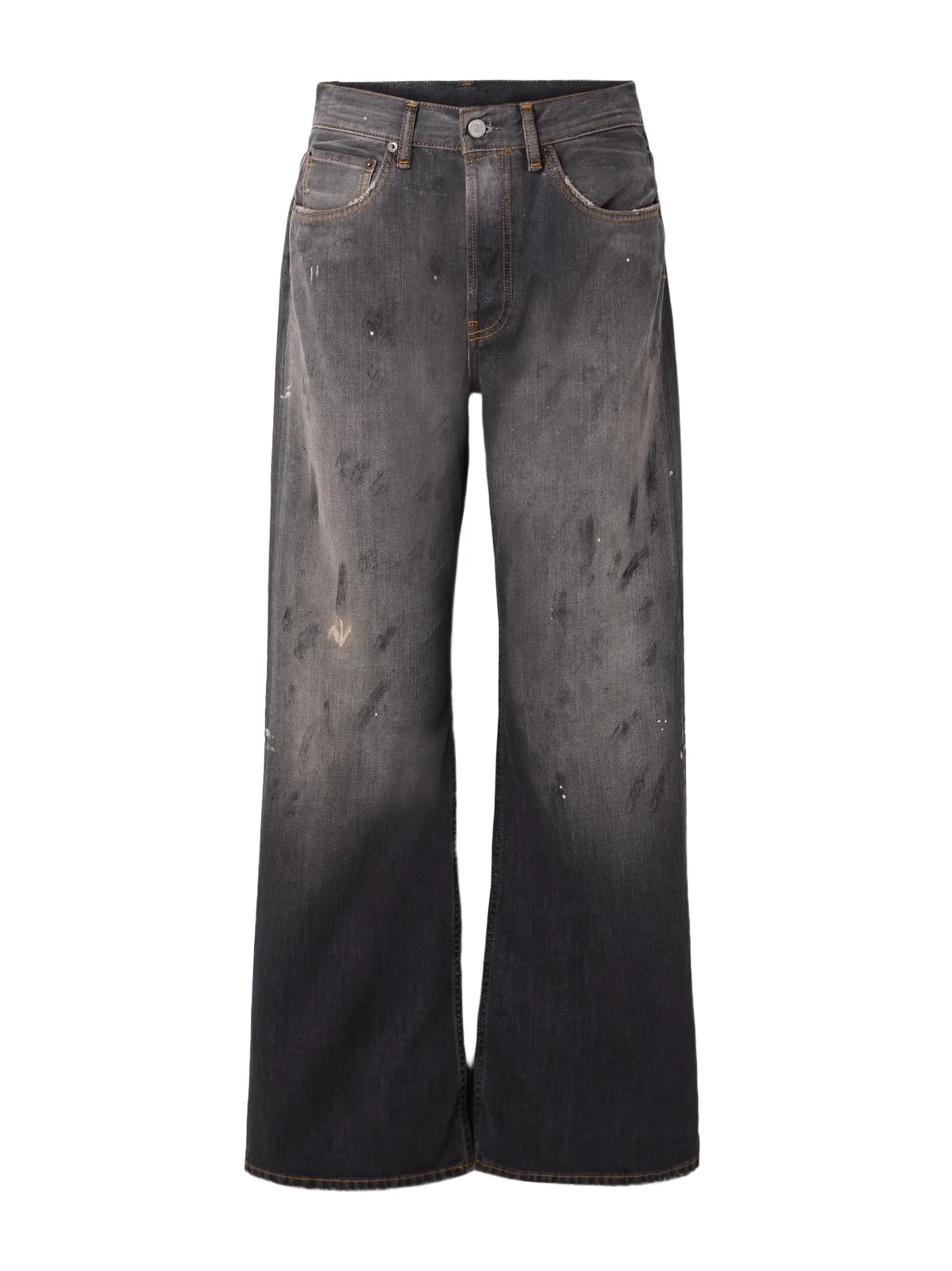 2021 Distressed Low-rise Wide-leg Organic Jeans 2021 Distressed Low-rise Wide-leg Organic Jeans