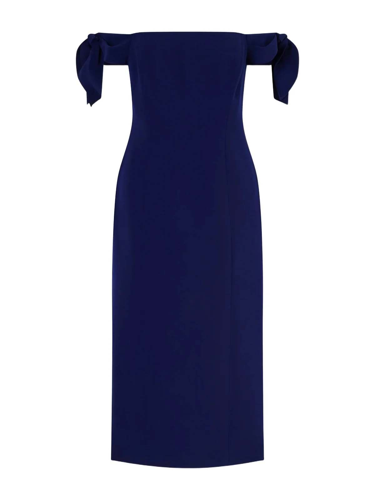 Off-the-shoulder Crepe Midi Dress Off-the-shoulder Crepe Midi Dress