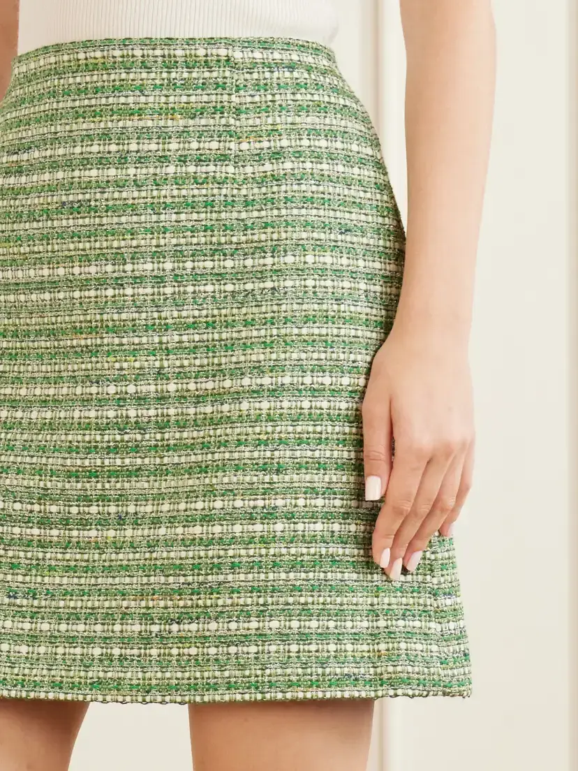 Carolina Herrera Tweed Mini Skirt | Thumbnail 5
