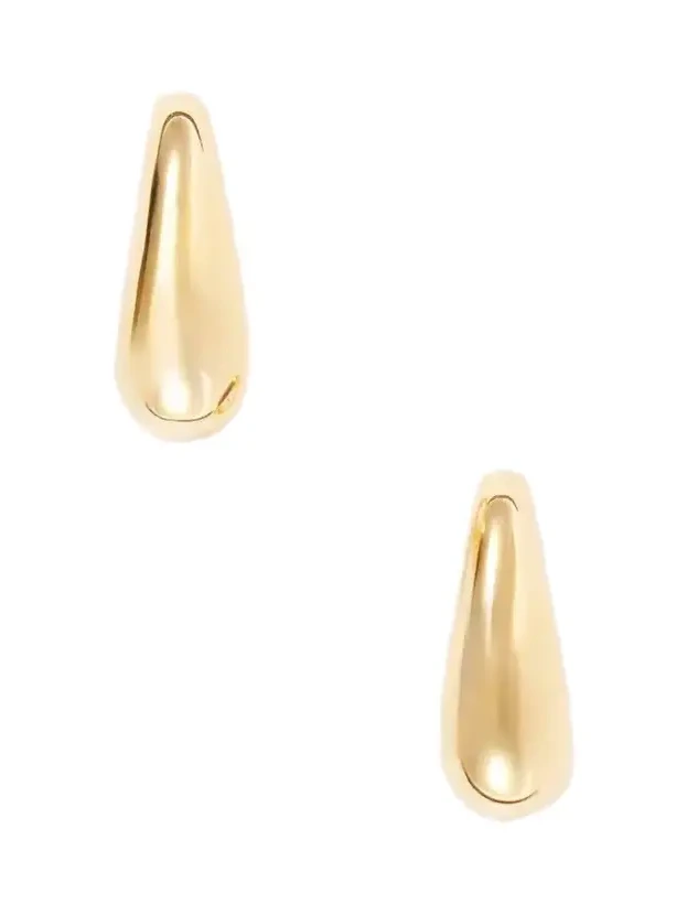 Noodle Gold-toned Sterling Silver Earrings Noodle Gold-toned Sterling Silver Earrings