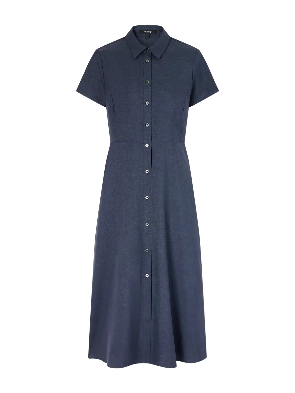Belted Pleated Satin Midi Dress