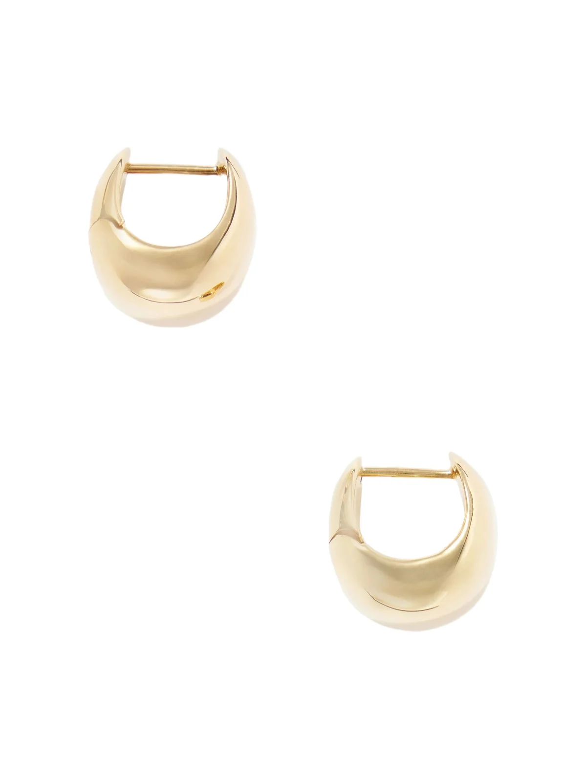 The Violet Gold-plated Sterling Silver Hoop Earrings The Violet Gold-plated Sterling Silver Hoop Earrings