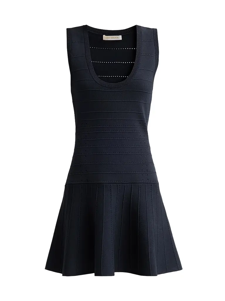 Ramy Brook Women's Anika Drop-Waist Mini Dress - Black | Image 1 Ramy Brook Women's Anika Drop-Waist Mini Dress - Black | Image 1
