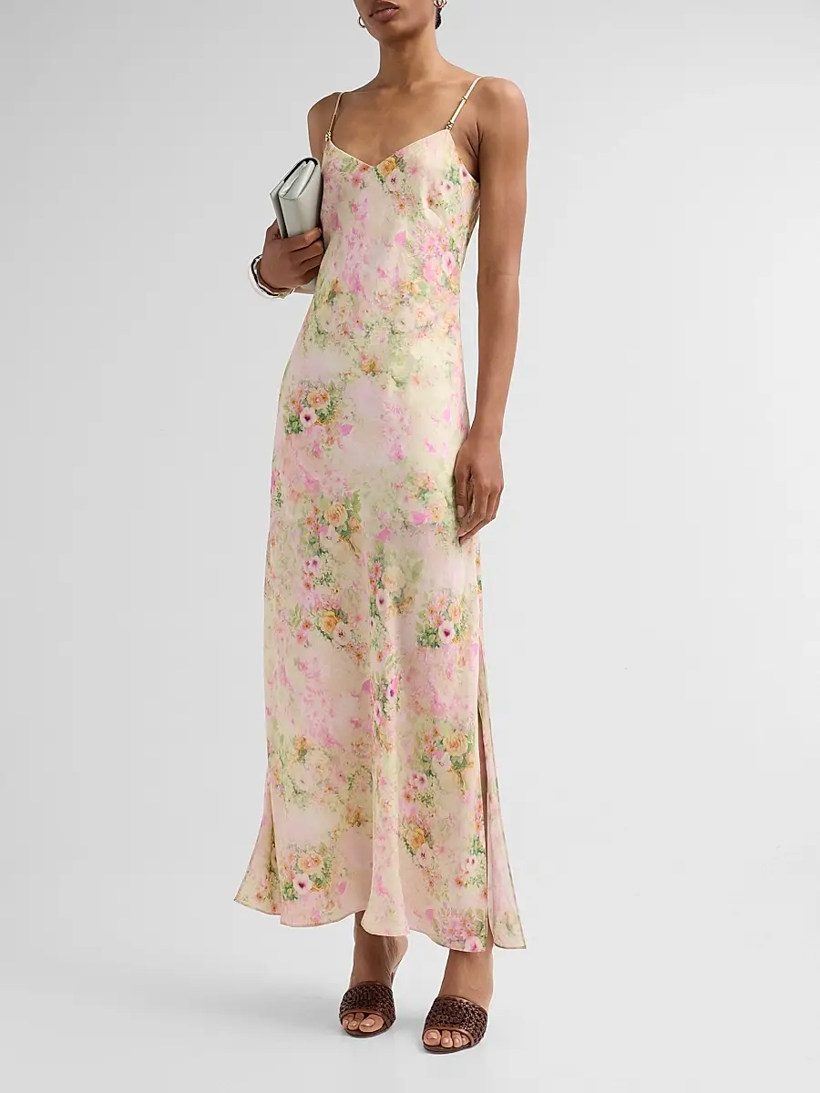 Generation Love Women's Marcella Floral Voile Maxi Dress | Thumbnail 4 Generation Love Women's Marcella Floral Voile Maxi Dress | Thumbnail 4