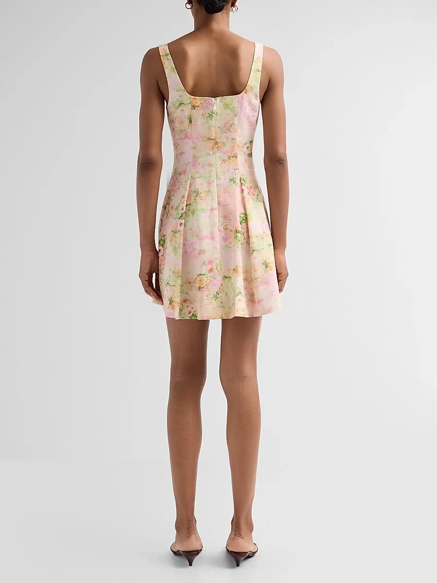 Generation Love Women's Courtney Floral Mini Dress | Thumbnail 3 Generation Love Women's Courtney Floral Mini Dress | Thumbnail 3