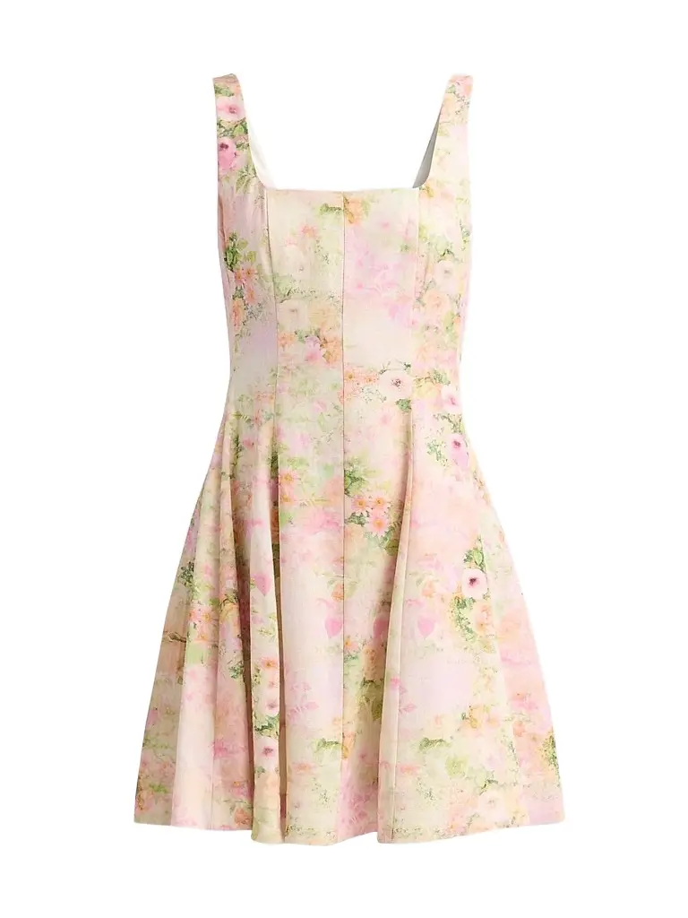 Generation Love Women's Courtney Floral Mini Dress - Rose Cloud | Image 1 Generation Love Women's Courtney Floral Mini Dress - Rose Cloud | Image 1