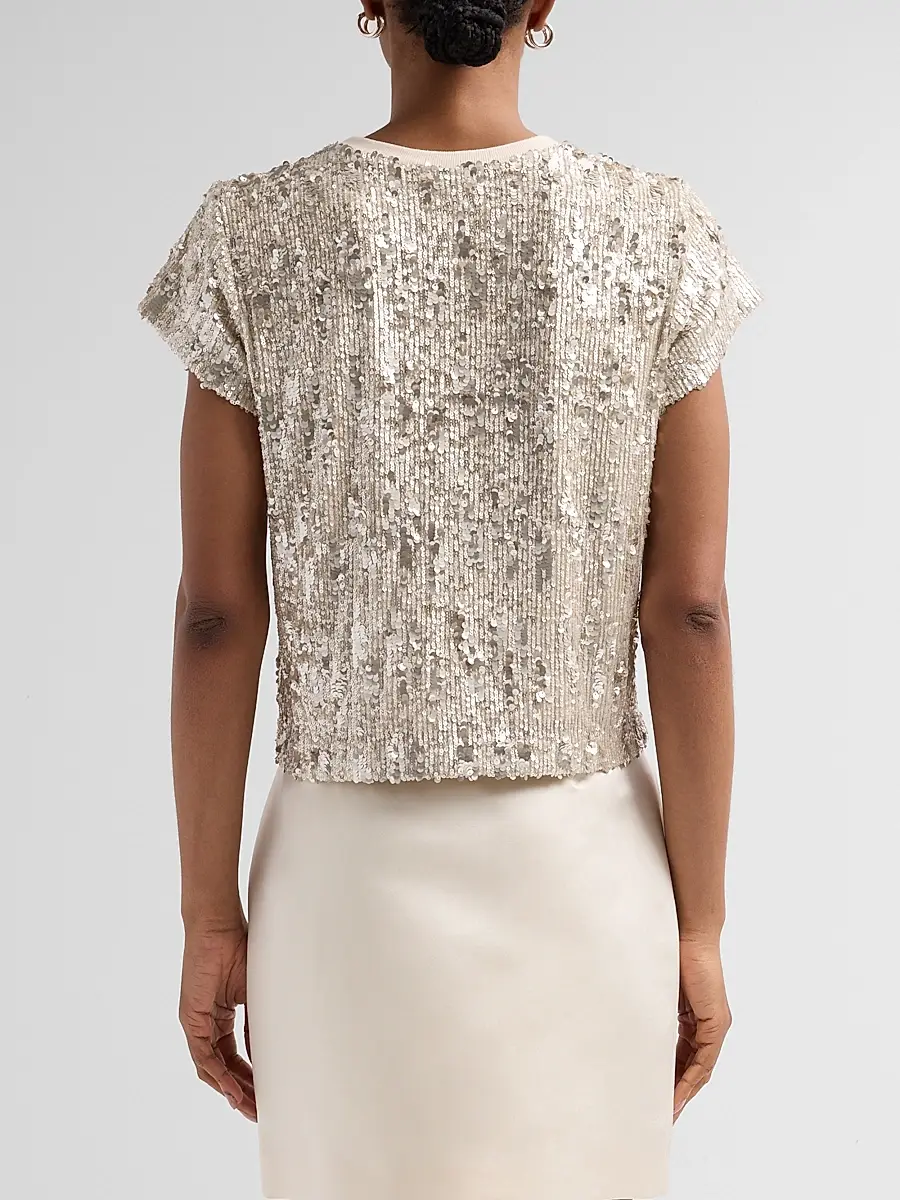 Generation Love Women's Kai Mixed Sequined Top | Thumbnail 3 Generation Love Women's Kai Mixed Sequined Top | Thumbnail 3
