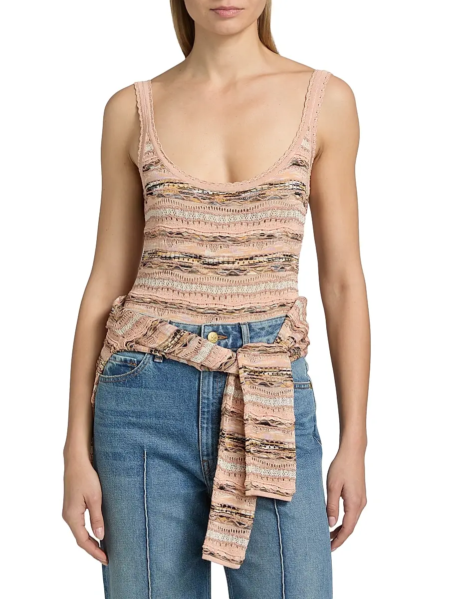 Ulla Johnson Women's Clotilde Space-Dyed Tank | Thumbnail 3 Ulla Johnson Women's Clotilde Space-Dyed Tank | Thumbnail 3