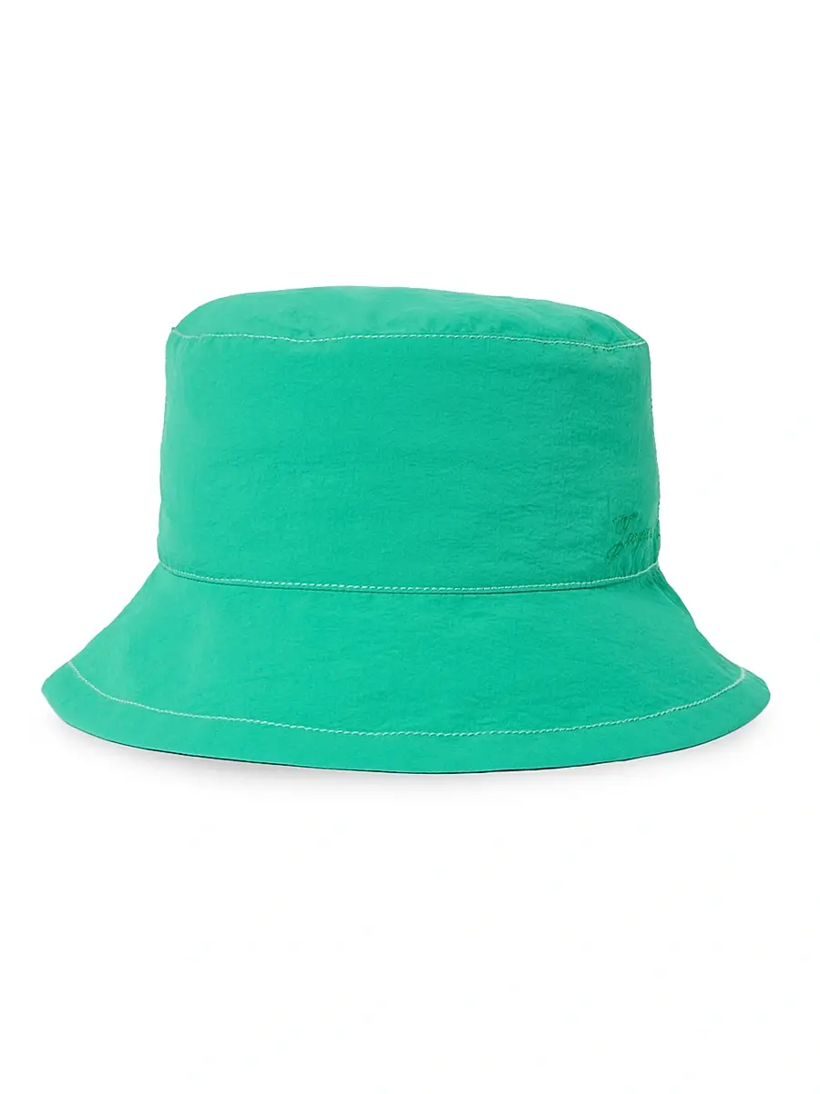 Jacquemus Men's Drawcord Nylon Bucket Hat - Green - Size Large | Image 1 Jacquemus Men's Drawcord Nylon Bucket Hat - Green - Size Large | Image 1