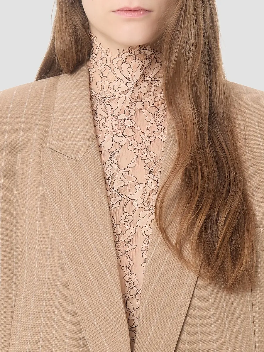 Valentino Women's Faded Pinstripe Jacket | Thumbnail 6
