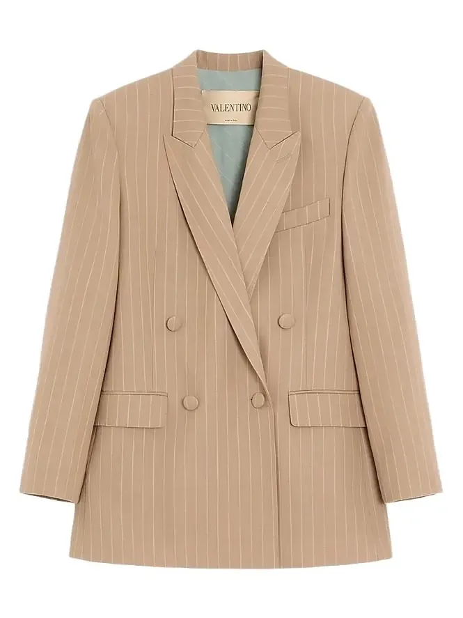 Women's Faded Pinstripe Jacket