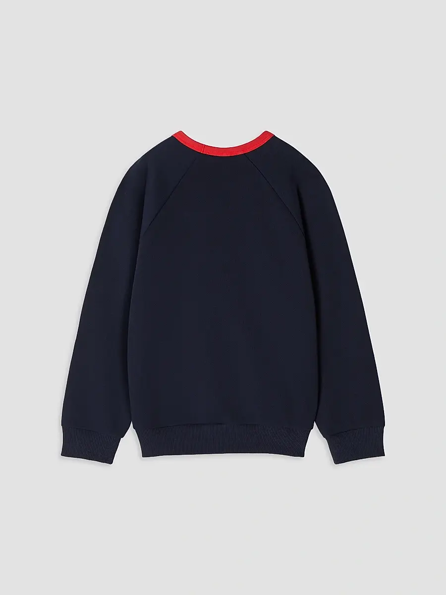 Versace Unisex Little Kid's & Kid's Logo Fleece Crewneck Sweatshirt | Thumbnail 2 Versace Unisex Little Kid's & Kid's Logo Fleece Crewneck Sweatshirt | Thumbnail 2