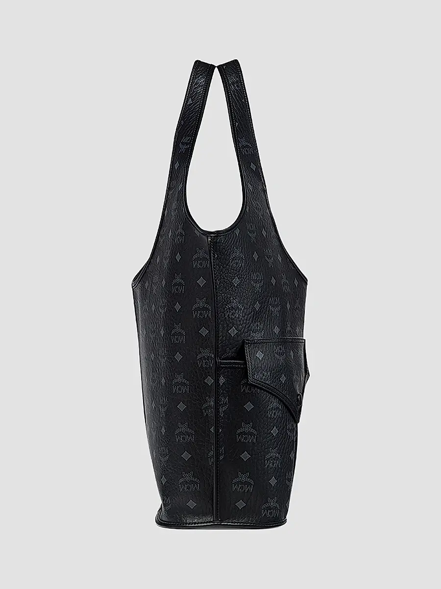 MCM Women's XL Leni Visetos Canvas Shopper Tote Bag | Thumbnail 2