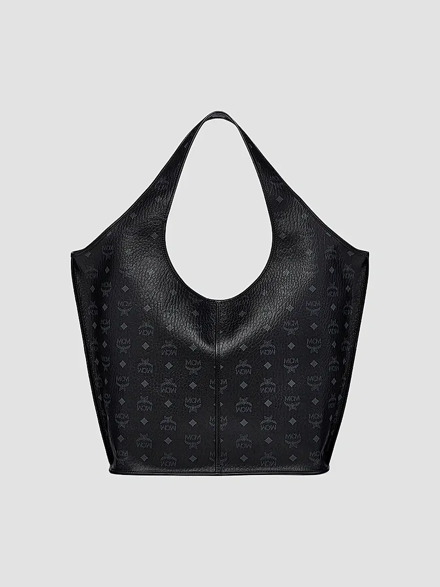 MCM Women's XL Leni Visetos Canvas Shopper Tote Bag | Thumbnail 3