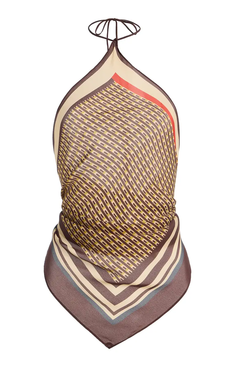 SIR. Cooper Chiffon Scarf Top | Thumbnail 11 SIR. Cooper Chiffon Scarf Top | Thumbnail 11