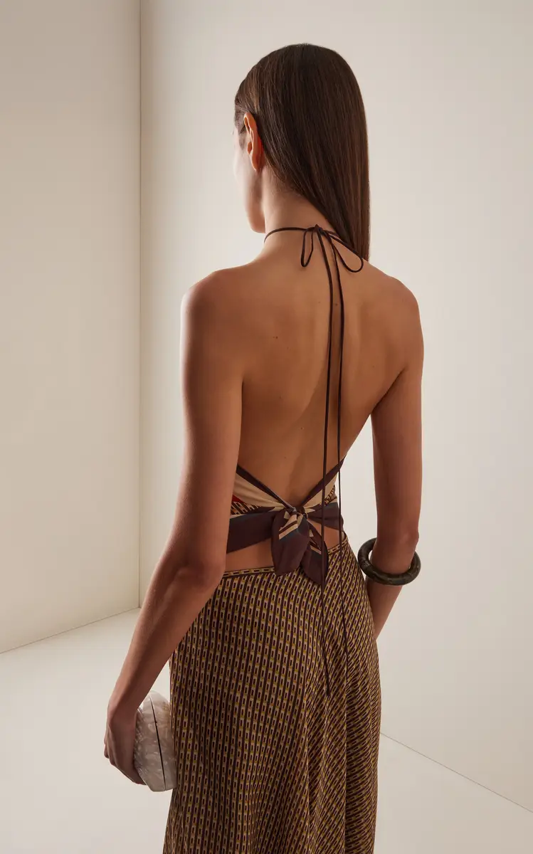 SIR. Cooper Chiffon Scarf Top | Thumbnail 4 SIR. Cooper Chiffon Scarf Top | Thumbnail 4