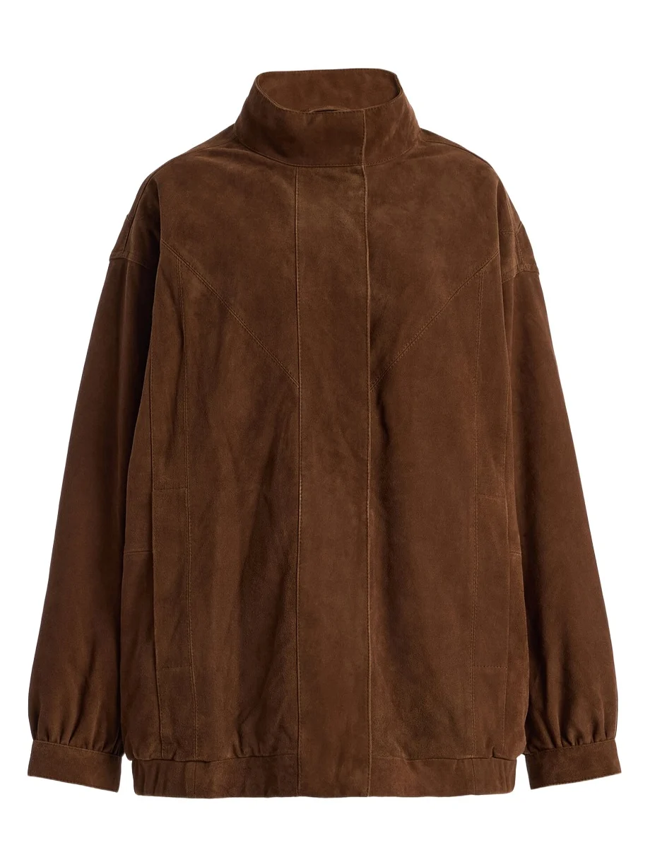 The Garment Geneve Suede Bomber Jacket