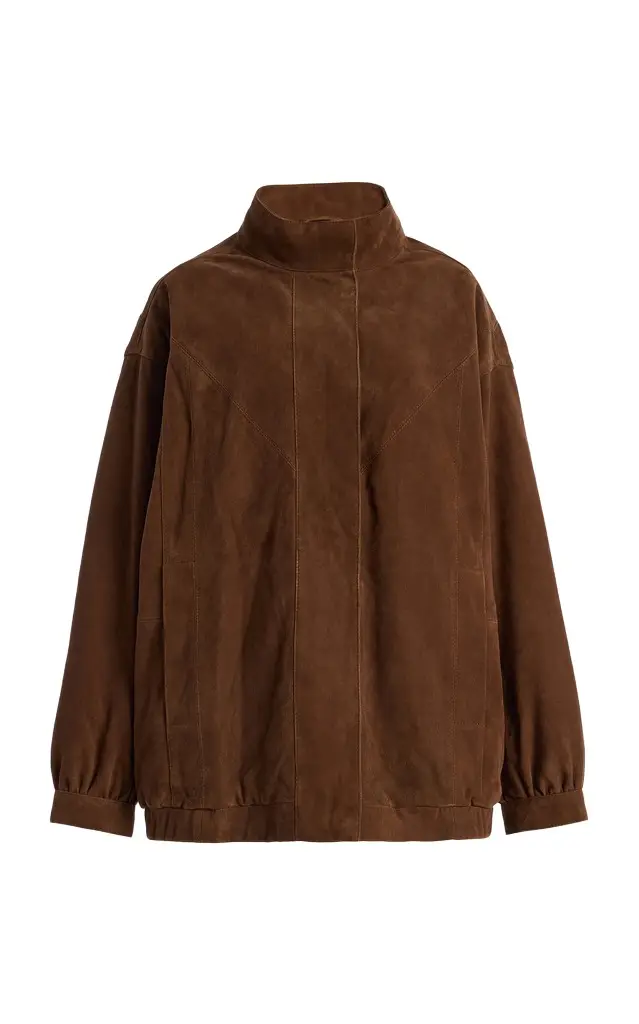 The Garment Geneve Suede Bomber Jacket
