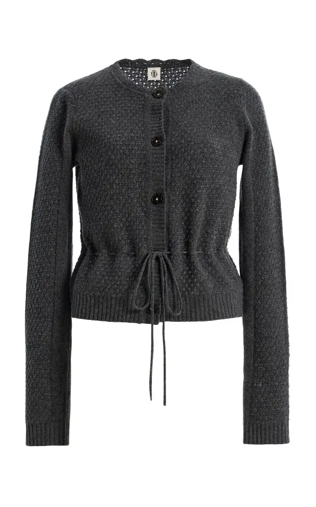 The Garment Como Belted Wool-Cashmere Cardigan