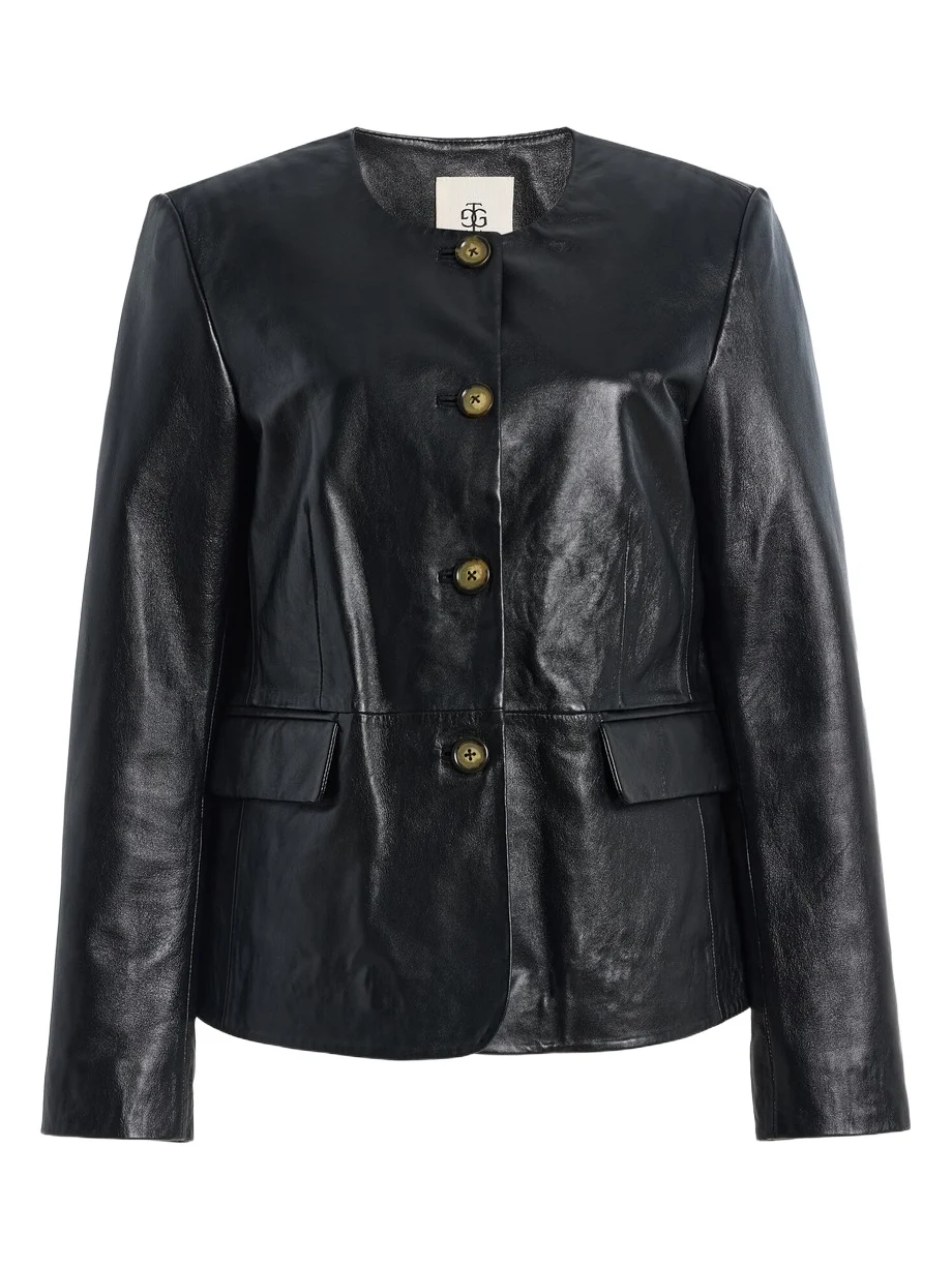 The Garment Soho Leather Blazer