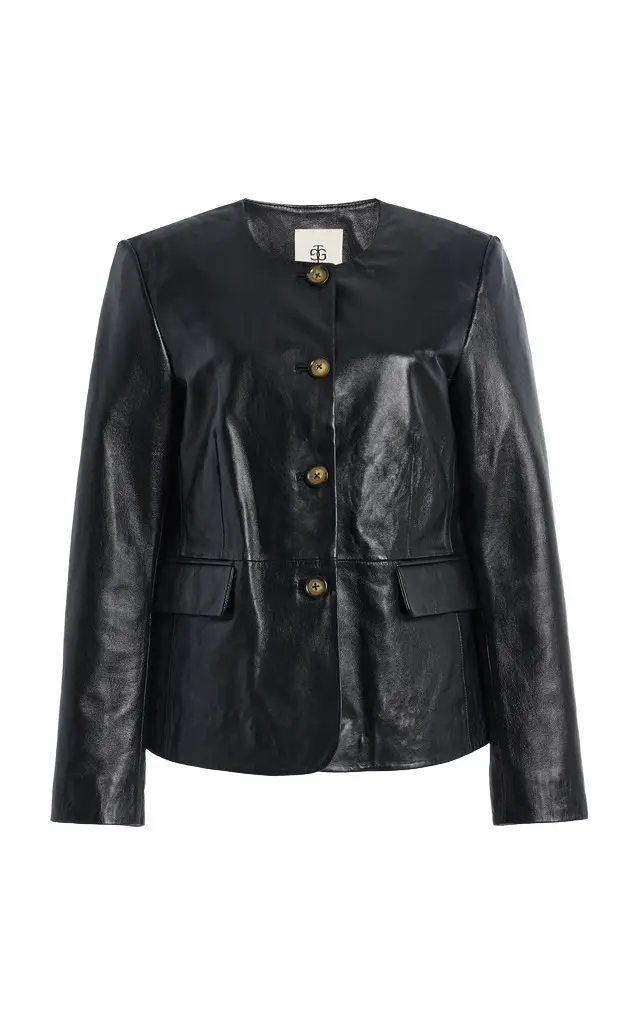 The Garment Soho Leather Blazer