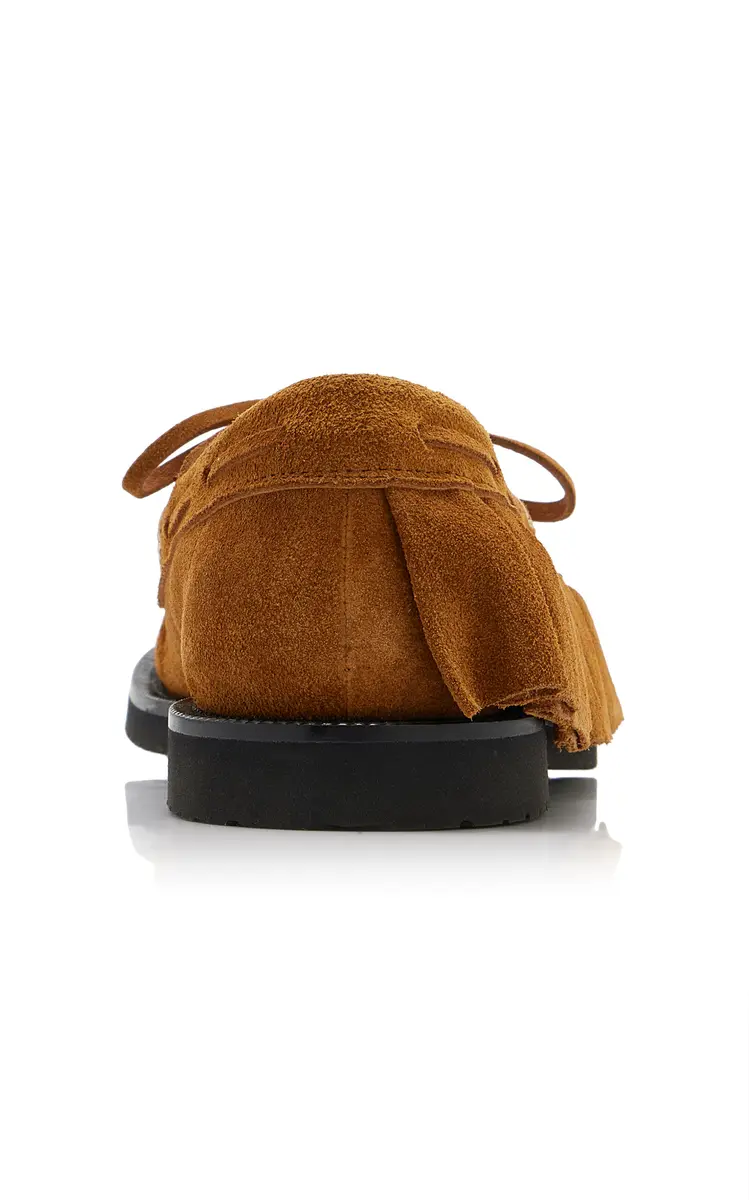 JW Anderson Ruffled Suede Boat Shoes | Thumbnail 5 JW Anderson Ruffled Suede Boat Shoes | Thumbnail 5