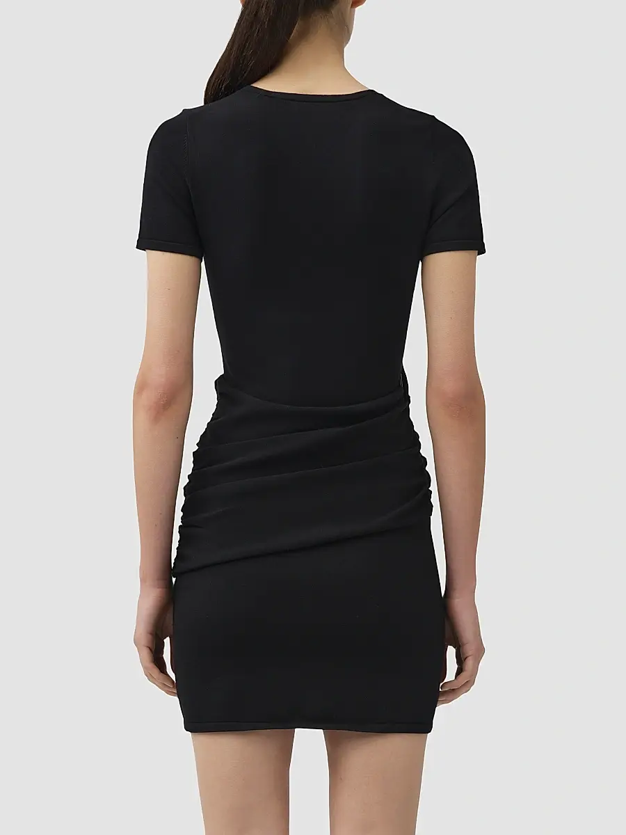 Simkhai Women's Leni Draped Mini Dress | Thumbnail 3 Simkhai Women's Leni Draped Mini Dress | Thumbnail 3