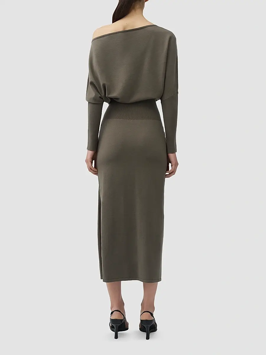 Simkhai Women's Janese Off-the-Shoulder Midi Dress | Thumbnail 3 Simkhai Women's Janese Off-the-Shoulder Midi Dress | Thumbnail 3